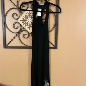 Woman’s black dress